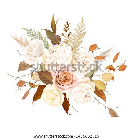 Similar – Image, Stock Photo A bunch of dried straw in a studio with a white wall