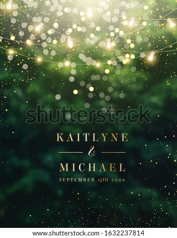 Similar – Image, Stock Photo Sparkling Christmas tree with blurred lights outside