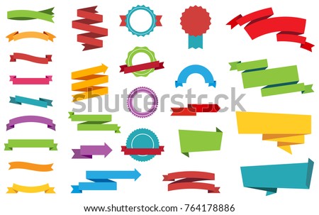This image is a vector file representing Labels Stickers Banners Tag vector design collection.