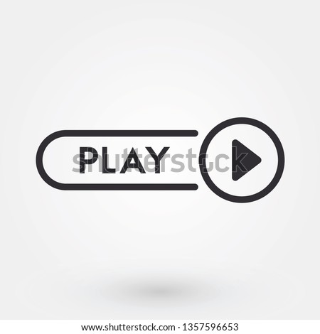 Vector Live Stream, Live Icon Flat Style with Play Button Isolated on Transparent Background for Blog, Player, Broadcast, Website, Online Radio, Media Labels, Logo. Live Stream Banner. - Vector
