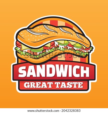 Sub Sandwich Vector Logo Design