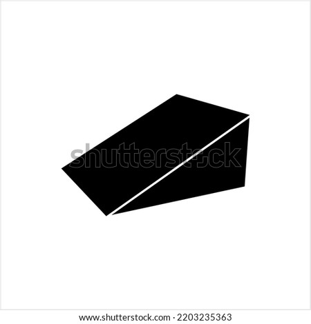 Ramp Icon, Inclined Plane Icon Vector Art Illustration