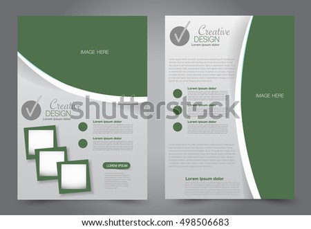 brochure template business flyer annual report cover editable a4