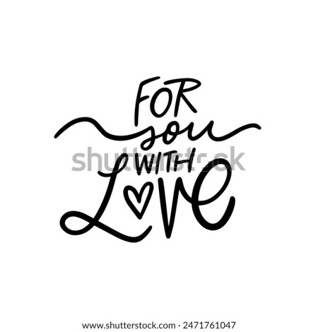 Similar – Image, Stock Photo For YOU! Love Gift