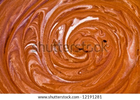 smooth melted creamy chocolate background