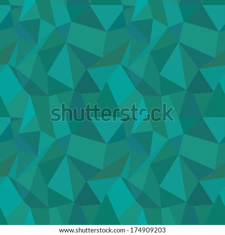 Seamless Geometric Polygonal Pattern, Background, Texture. Illustrator Pattern Swatch is available. Fully editable