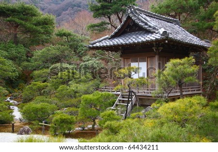 Japanese gardens and temples of Kyoto