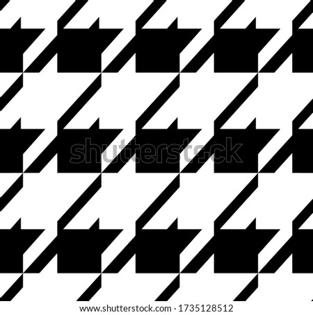 Houndstooth seamless pattern.  Crowbars images leopard print.