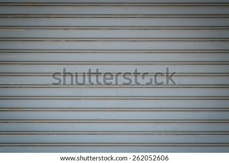 metallic roller shutter door