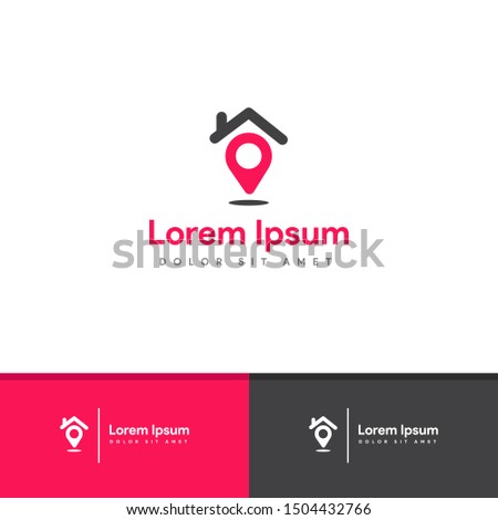 new homes logo , home finder logo , modern style , isolated vector eps 10