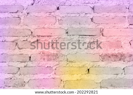 brick background. beautiful bricks made with color filters