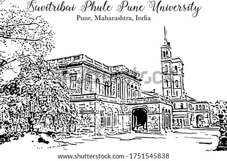 Savitribai Phule Pune University, Main building at Pune