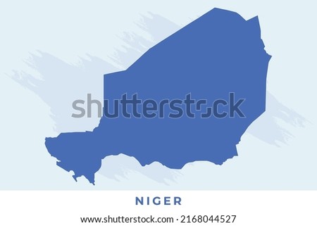 National map of Niger, Niger map vector, illustration vector of Niger Map.
