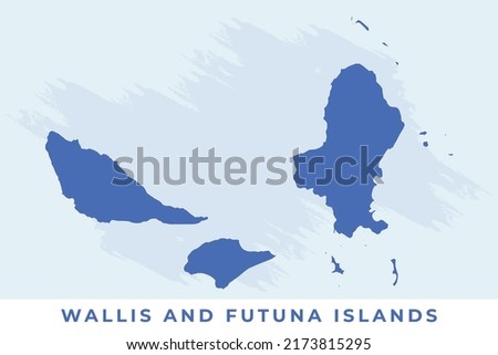 National map of Wallis and Futuna Islands, Wallis and Futuna Islands map vector, illustration vector of Wallis and Futuna Islands Map.