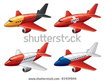 Planes in Germany, Switzerland, Austria and Czech Republic flag colors