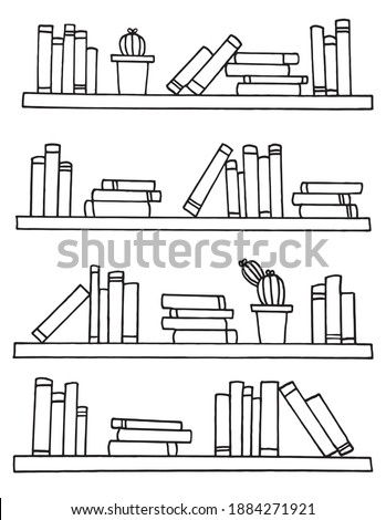Color Bookshelf Clipart Stunning Free Transparent Png Clipart Images Free Download