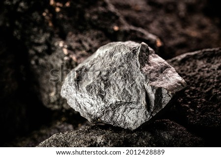 iron ore used in the metallurgical industry and civil construction, concept of mineral extraction Foto d'archivio © 