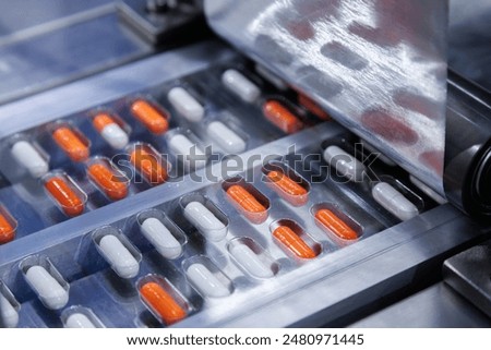 Similar – Image, Stock Photo Tablets in blister packs