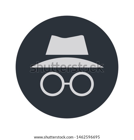 Incognito Icon. Browse in private. Vector Illustration EPS10. 