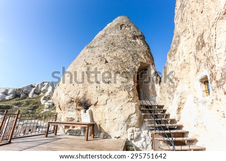Fairy Chimney room of Cave Hotel in Cappadocia, Turkey