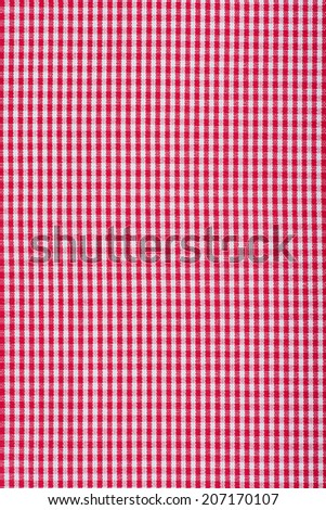 Red and white tablecloth italian style texture