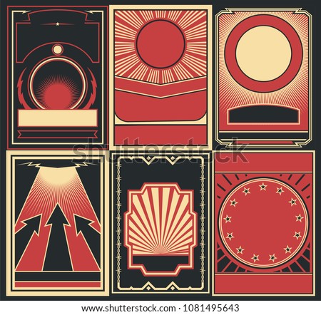 Vector Obey Propaganda Posters Backgrounds Collection