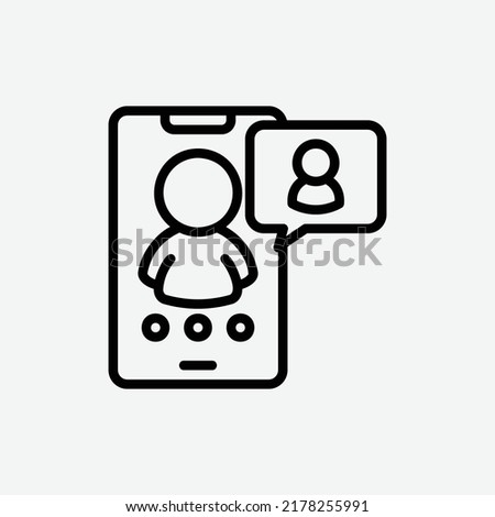  video call icon, isolated virus pandemic outline icon in light grey background, perfect for website, blog, logo, graphic design, social media, UI, mobile app