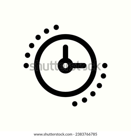 time management icon, isolated icon in light background, perfect for website, blog, logo, graphic design, social media, UI, mobile app
