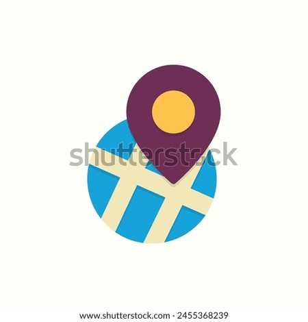 gps icon, isolated icon in light background, perfect for website, blog, logo, graphic design, social media, UI, mobile app