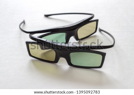 Similar – Image, Stock Photo shadow theatre (3) Man