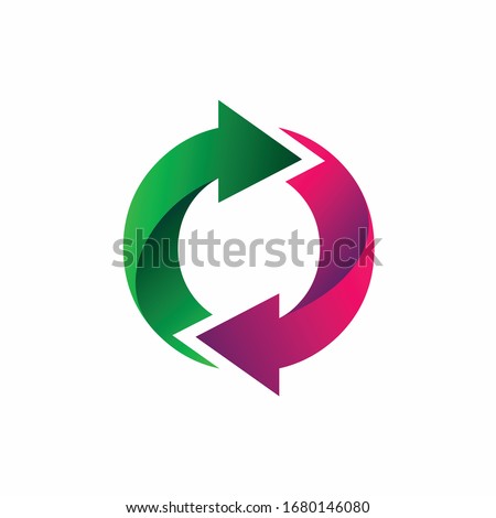 recycle logo that formed circle