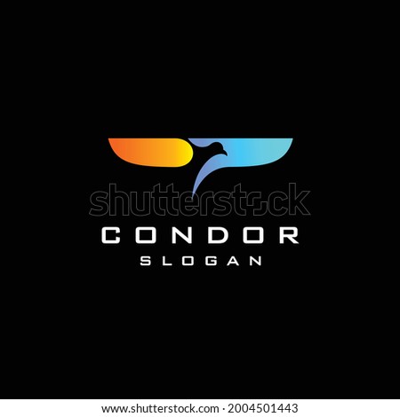 Condor logo with simple concept