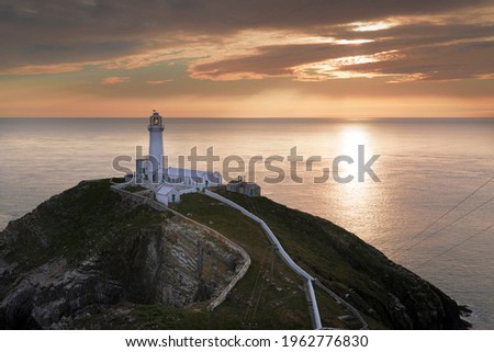 Similar – Image, Stock Photo South Stack Lighthouse