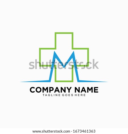 Healthcare and hospital logo design concept 