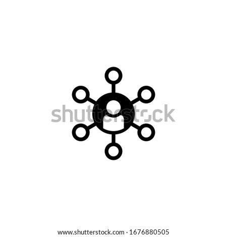 Affiliate icon vector in black solid flat design icon isolated on white background
