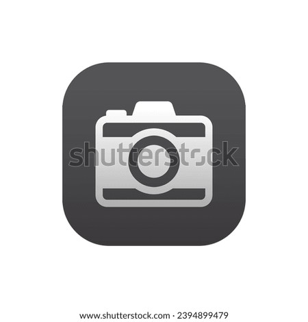 Photography logo. Camera logo vector design on a white background. 