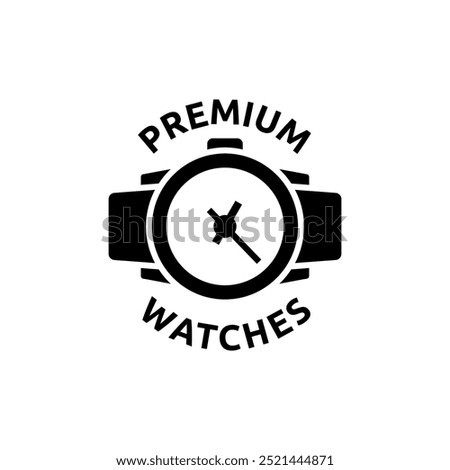 Simple  premium watches logo design