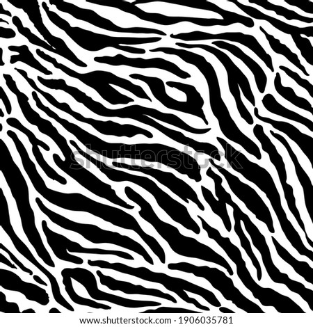 Tiger print. Abstract  tiger skin seamless pattern.
