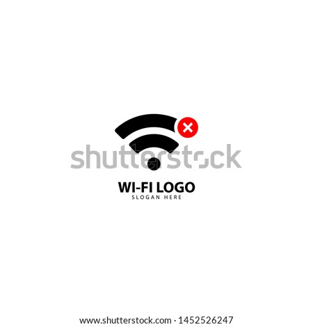 no internet connection logo design