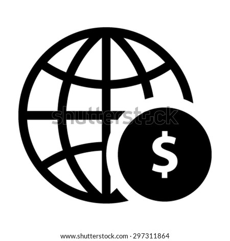 Dollar Icon - Currency, Global, Business, Money, Finance etc.