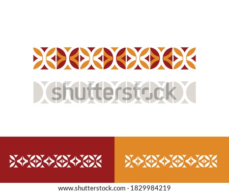 Elegant traditional old Arabian middle eastern Sadu vector design