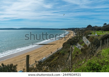 Similar – Image, Stock Photo Groynes on the coast of the Baltic Sea near Kühlungsborn