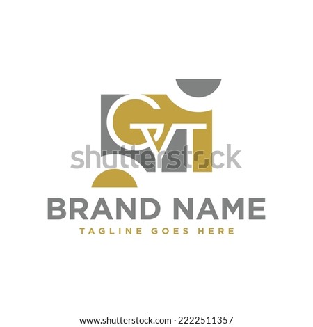 industrial business logo design with initials GYT