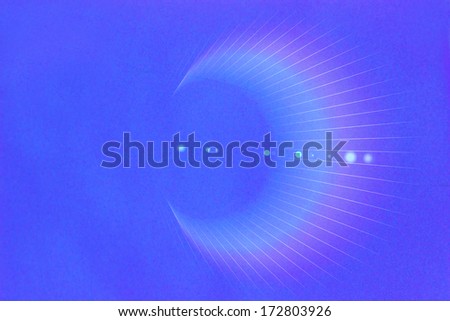 The spectrum of beautiful colors in the shape of a semicircle on the purple background, Colored moon, Illustration