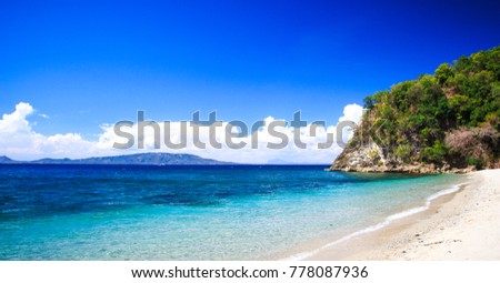 beach paradise at puerto galera philippines Zdjęcia stock © 