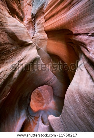 Peek a boo slot canyon