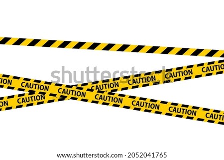 Similar – Image, Stock Photo Barrier banding at the platform