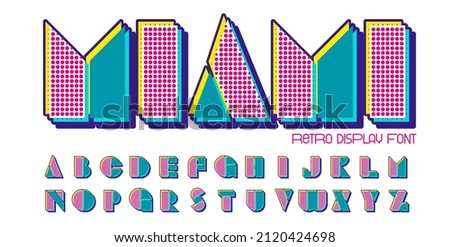 90s 80s Style Geometric Font. Bauhaus Modern Typography. Font for events, promotions, logos, banner, monogram and poster