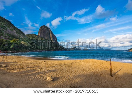 View of Red Beach (Praia Vermelha) at Urca neighborhood - Rio de Janeiro, Brazil Imagine de stoc © 