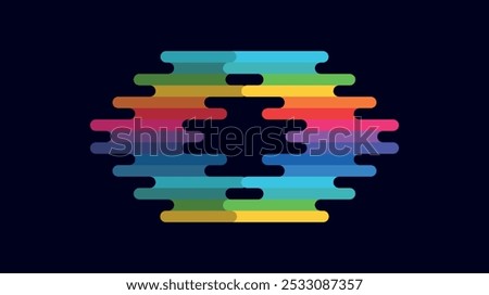 Logo in the form of the letter O and the number 0. colorful abstraction of liquid rainbow spots, LGBT colors on black background in the form of bright colored dripping drops, colored pencils and paint